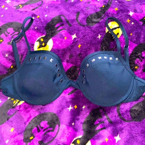 Black Studded Calvin Klein Bikini - Picture 2 of 4